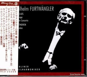 CD: ヴィルヘルム・フルトヴェングラー - シベリウス/ベートーヴェン - RCD-25009