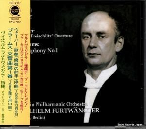CD: ヴィルヘルム・フルトヴェングラー - ウェーバー:歌劇「魔弾の射手」序曲 - GS-2127