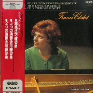 フランス・クリダ - リスト:超絶技巧練習曲、3つの演奏会用練習曲 - KUX-3093-PG