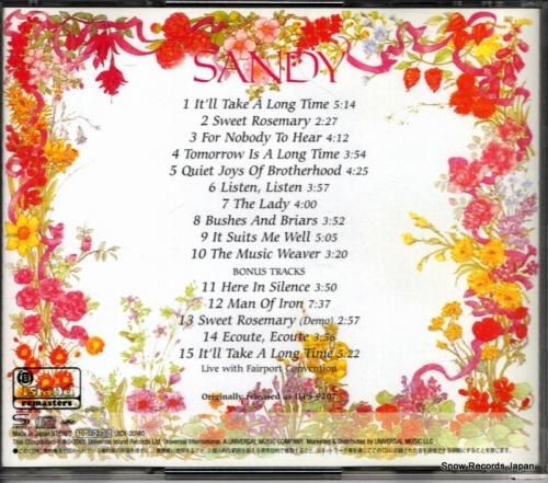 CD: サンディ・デニー -