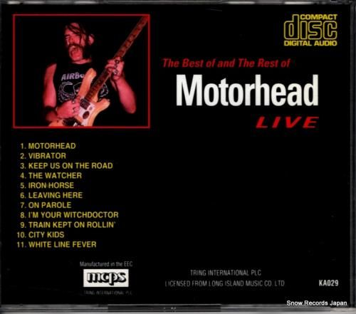 CD: モーターヘッド - t