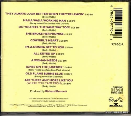 CD: ベッキー・ホブス -