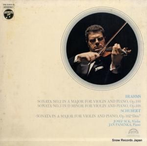 ヨセフ・スーク/ヤン・パネンカ - ブラームス:ヴァイオリン・ソナタ第2番イ長調作品100 - OS-2300-S