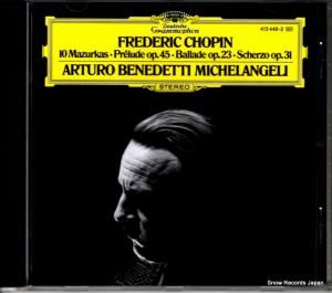 CD: アルトゥーロ・ベネデッティ・ミケランジェリ - chopin; 10 mazurkas - 413449-2