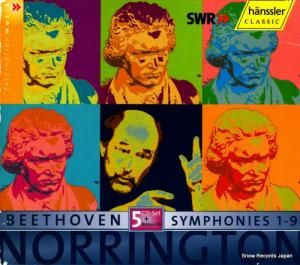 CD: ロジャー・ノリントン - beethoven; symphonies 1-9 - CD93.084