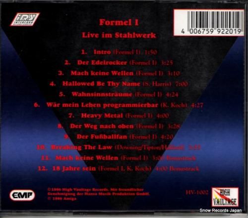 CD: FORMEL 1 -