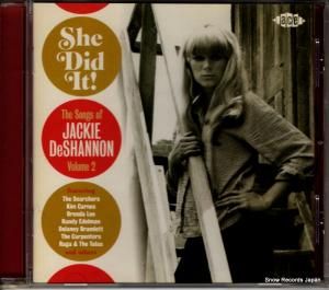 CD: ジャッキー・デシャノン - she did it! - CDCHD1411