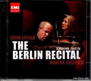 CD: ギドン・クレーメル/マルタ・アルゲリッチ - the berlin recital - 5099969339929