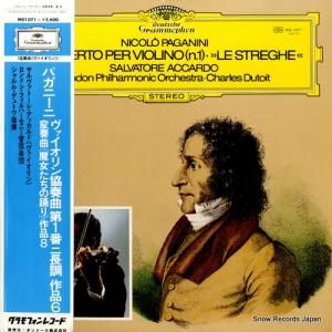 サルヴァトーレ・アッカルド パガニーニ:ヴァイオリン協奏曲第1番 MG1071