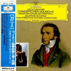 サルヴァトーレ・アッカルド パガニーニ:ヴァイオリン協奏曲第5番 MG1132