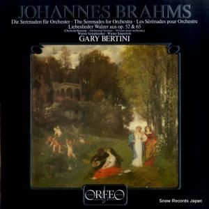 ꡼٥ƥ brahms; the serenades for orchestra S008822H