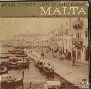 V/A folk songs and music from malta FM4047