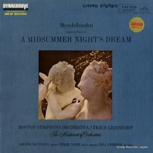 エーリッヒ・ラインスドルフ - メンデルスゾーン:「真夏の夜の夢」の音楽 - SHP-2275