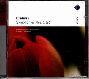 CD: エドゥアルト・リンデンバーク - brahms; symphonies nos.1 & 2 - 0927498792