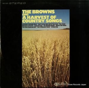 ザ・ブラウンズ - sing a harvest of country songs - CAS-2262