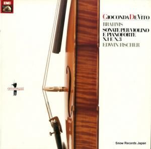 ジョコンダ・デ・ヴィトー - brahms; sonate per violino e pianoforte n.1 e n.3 - 532902571M