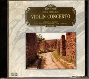 CD: ヘルベルト・フォン・カラヤン - sibelius; violin concerto - ECC-676