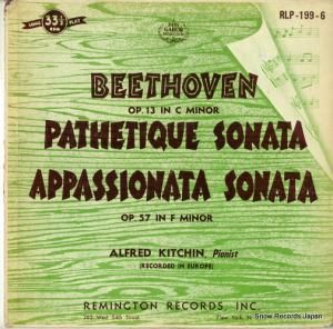 ALFRED KITCHIN - beethoven; pathetique sonata/appassionata sonata - RLP-199-6