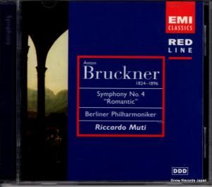 CD: リッカルド・ムーティ - bruckner; symphony no.4 "romantic" - 724356979529