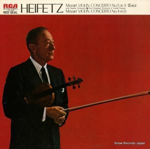 ヤッシャ・ハイフェッツ - モーツァルト:ヴァイオリン協奏曲第5番「トルコ風」、第4番 - SX-2753