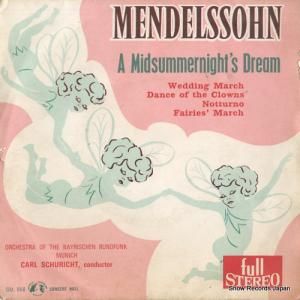カール・シューリヒト - メンデルスゾーン:真夏の夜の夢 - SM-968