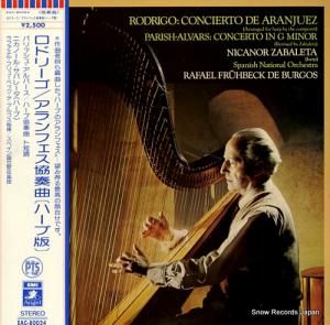ニカノール・サバレータ - ロドリーゴ:アランフェス協奏曲(ハープ版) - EAC-80024
