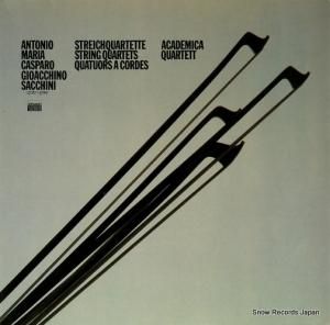 アカデミカ弦楽四重奏団 sacchini; streichquartette/string quartets/quatuors a cordes VMS720