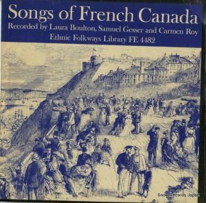 V/A songs of french canada FE4482