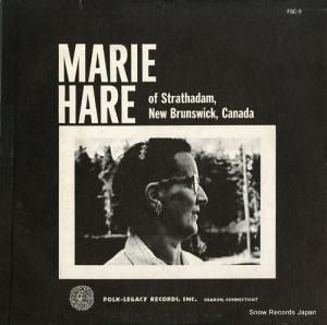 MARIE HARE marie hare of strathadam new brunswick, canada FSC-9