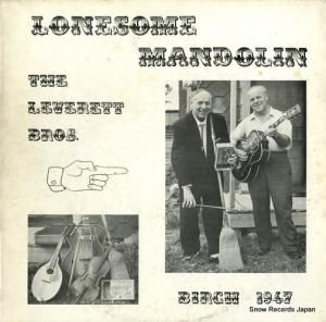 THE LEVERETT BROTHERS lonesome mandolin birch 1947 BIRCH1947