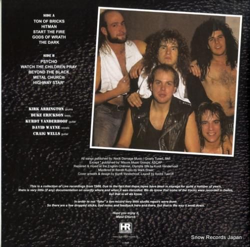 メタル・チャーチ - live