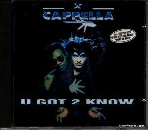 CD: CAPPELLA - u got 2 know - ZYX20279-2