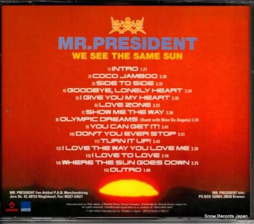 CD: ミスター・プレジデント