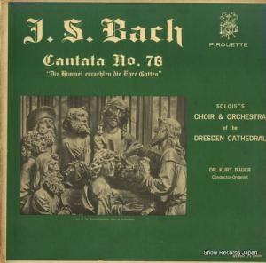 クルト・バウアー - bach; cantata no.76 - JA19009