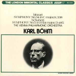 カール・ベーム - モーツァルト:交響曲第34番/シューベルト:交響曲第5番 - MZ5129
