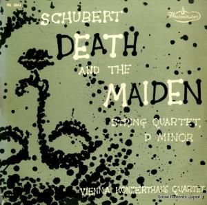 ウィーン・コンツェルトハウス四重奏団 - schubert; death and the maiden - ML5014
