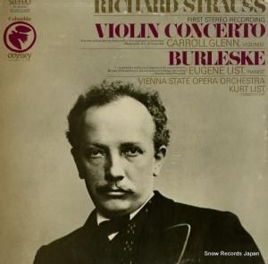 CARROLL GLENN richard strauss; violin concerto 32160312