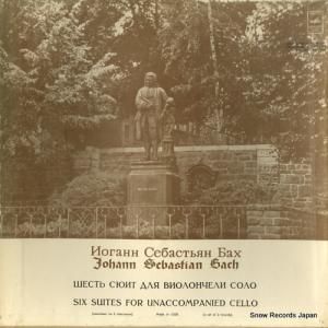 ˥롦ե bach; six suites for unaccompanied cello 33CM01935