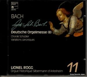 CD: ライオネル・ロッグ - bach; deutsche orgelmesse 2 - HMX290782