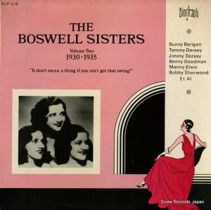 ボスウェル・シスターズ the boswell sisters volume two 1930-1935 BLPC16