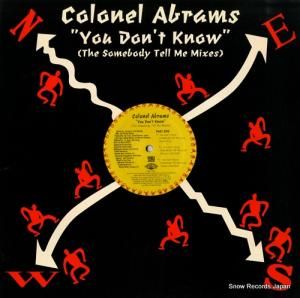 カーネル・エイブラムス you don't know why (the somebody tell me mixes) SB75294