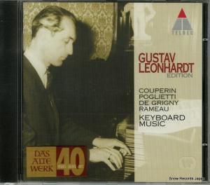 CD: グスタフ・レオンハルト - couperin; poglietti de grigny rameau keyboard music - 3984-21766-2