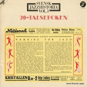V/A svensk jazzhistoria vol.1 - 20-talsepoken - varning for jazz! CAP2009
