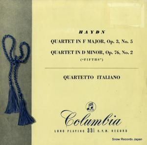 ꥢڻͽ haydn; quartet no.5, no.2 "fifths" 33CX1230