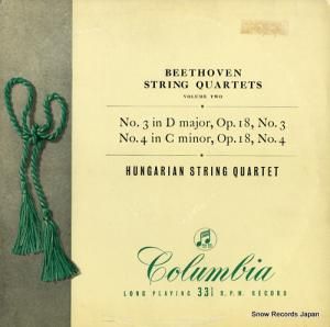 ϥ󥬥ꥢڻͽ beethoven; quartet no.3, no.4 33CX1172
