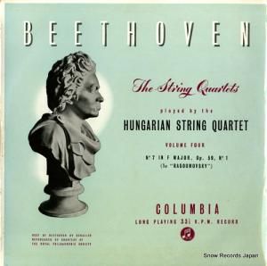 ϥ󥬥ꥢڻͽ beethoven; quartet no.7 "rasoumovsky" 33CX1203
