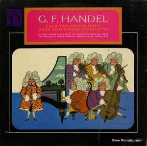ROBERT CASIER handel; four concertos with oboe and string orchestra H-1013
