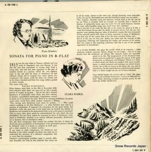 顦ϥ schubert; sonata for piano A00108L