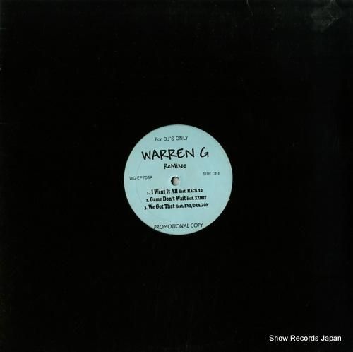 ウォーレン・G i want