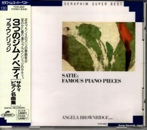 CD: アンジェラ・ブラウンリッジ - 3つのジムノペディ(サティ:ピアノ名曲集) - TOCE-8950
